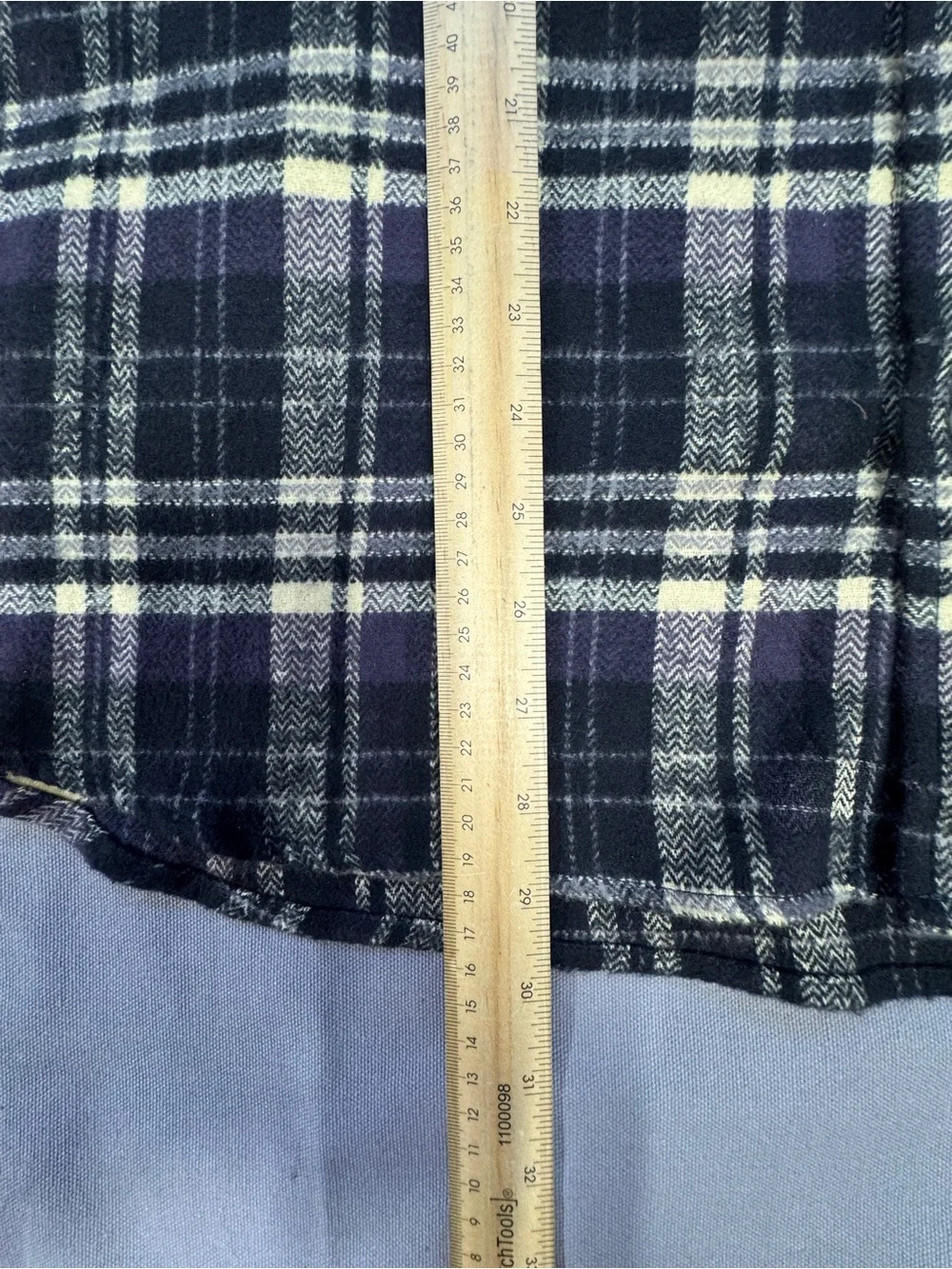 NWT True Religion Travertine Purple/Black Plaid Flannel XL Large Logo On Back 05